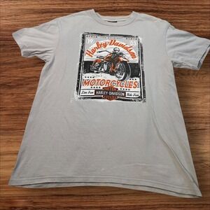 Harley-Davidson Motorcycles Graphic Tee Biker Ride Free‎ T-Shirt